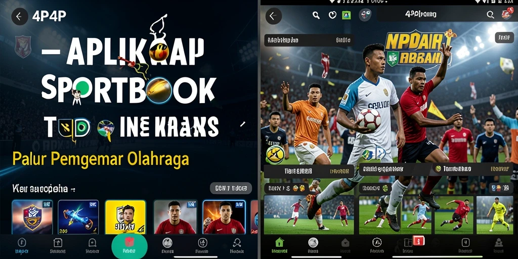 Tampilan menarik dari gameplay aplikasi Sportsbook 4P4P.