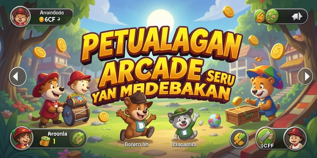 Tampilan gameplay utama 6CF yang penuh aksi dan tantangan.