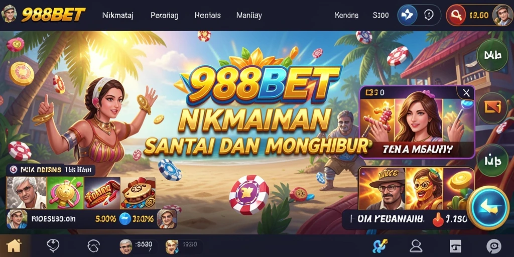 Gameplay menyenangkan di <strong>988BET</strong> dengan beragam permainan santai.