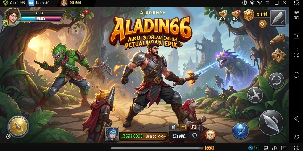 Tampilan seru dari gameplay ALADIN66 yang penuh aksi.