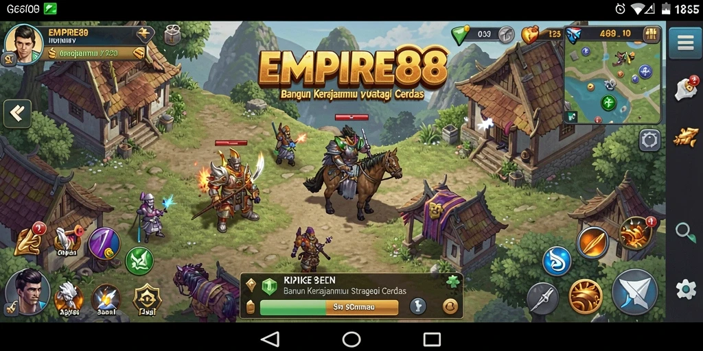 Tampilkan aksi epik dalam membangun kerajaan di <strong>EMPIRE88</strong>.