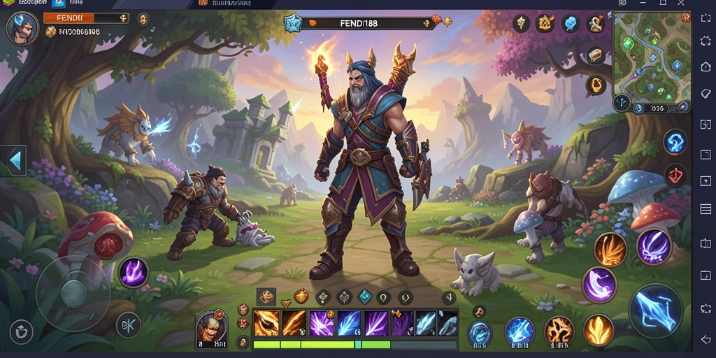 Tampilan gameplay FENDI188 yang menakjubkan dan dinamis.