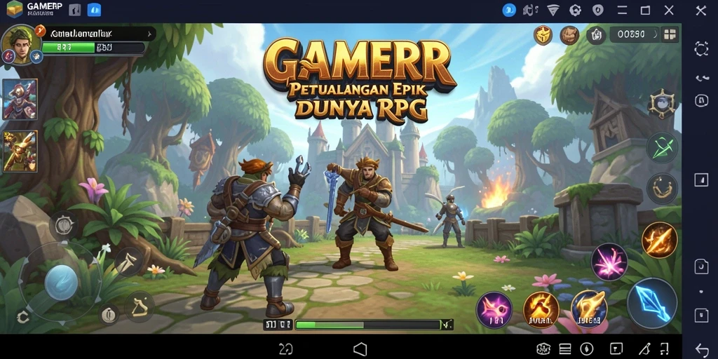 Tampilan gameplay RPG yang mengasyikkan dan penuh aksi.
