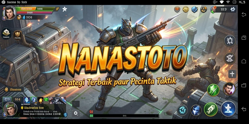 Tangkapan layar NANASTOTO menampilkan aksi strategis yang menegangkan.