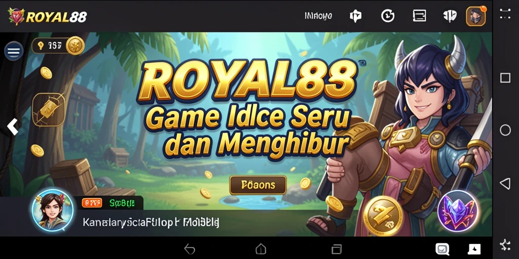 Screenshot ROYAL88 menampilkan gameplay seru dan interaktif.