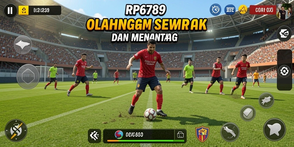 Tampilan gameplay RP6789 yang menegangkan dalam berbagai olahraga.