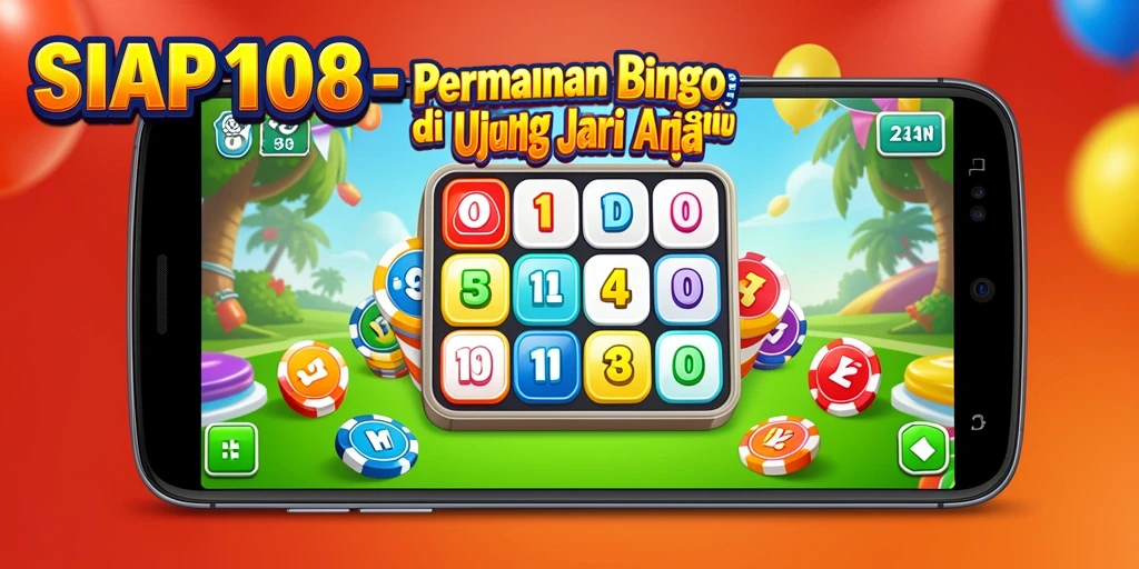 Tampilan gameplay seru dalam aplikasi Bingo SIAP108.